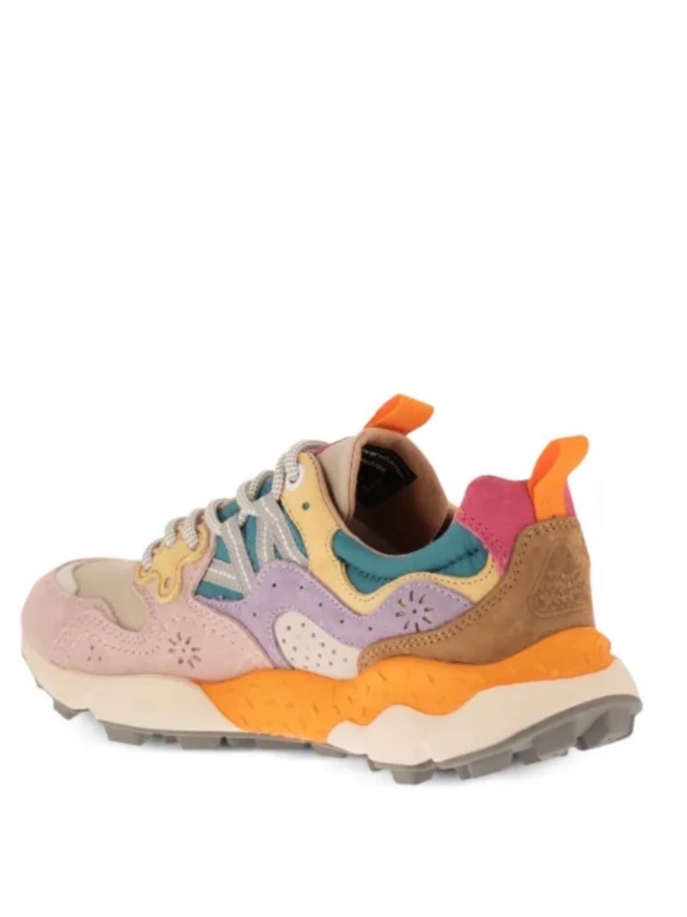 NWT Flower Mountain YAMANO 3 WOMAN Suede and technical fabric sneakers - Picture 3 of 14